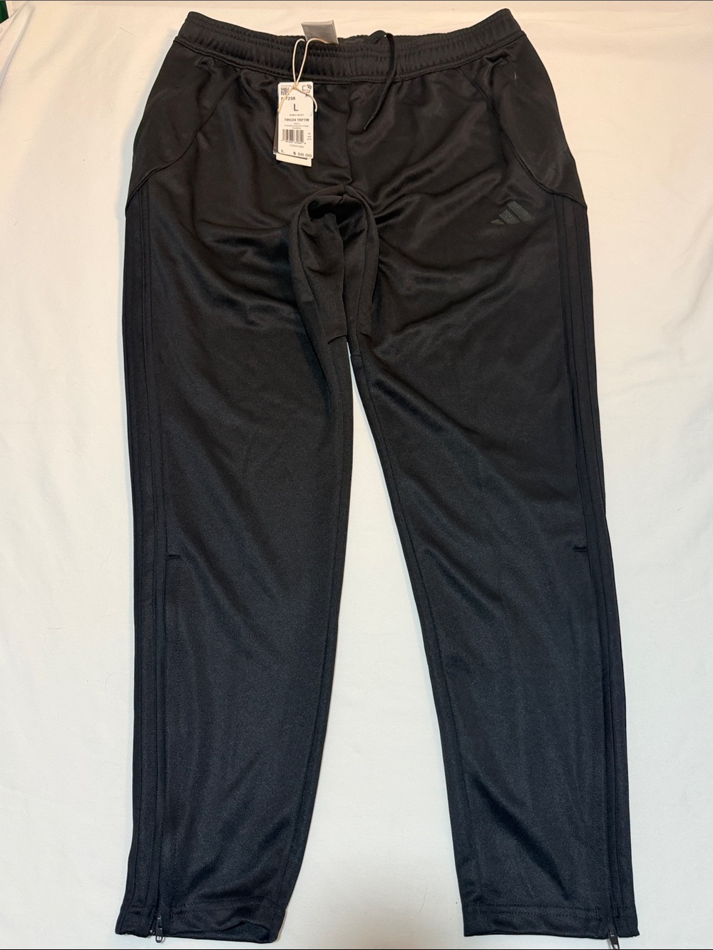 Adidas New Women Track Tiro24 Pants Drawstring Top Zipper Pockets & Legs